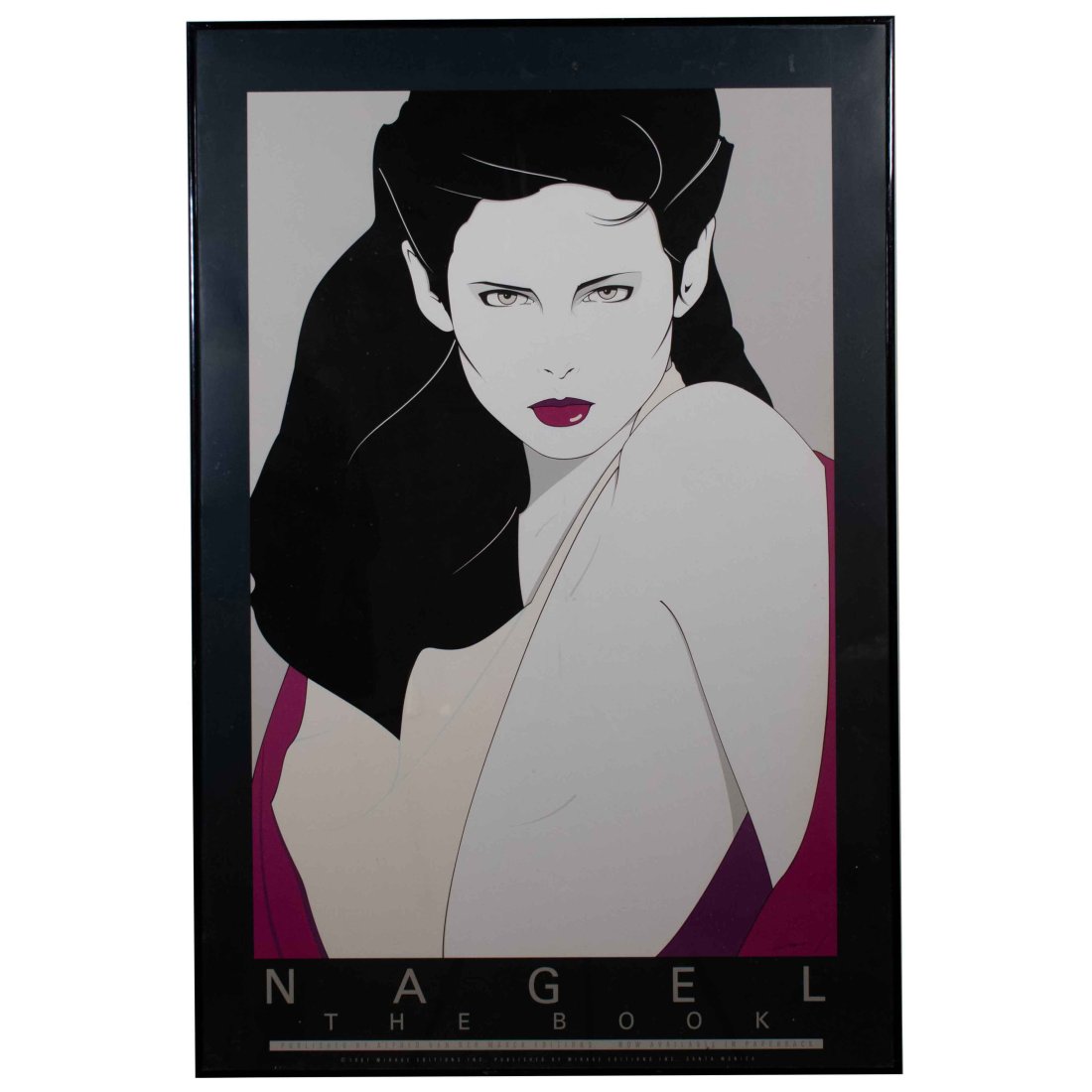 Patrick Nagel (American, 1945 - 1984): 36 x 24 inches. Serigraph.