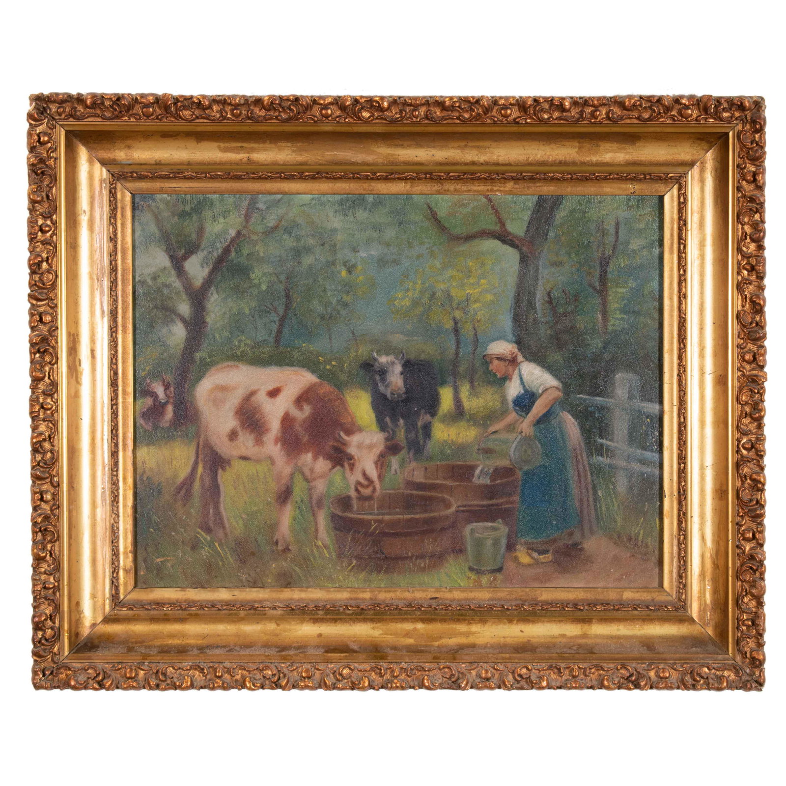 American School (20th Century): 12 x 16 inches; 17 1/4 x 21 inches (overall). No signature found.