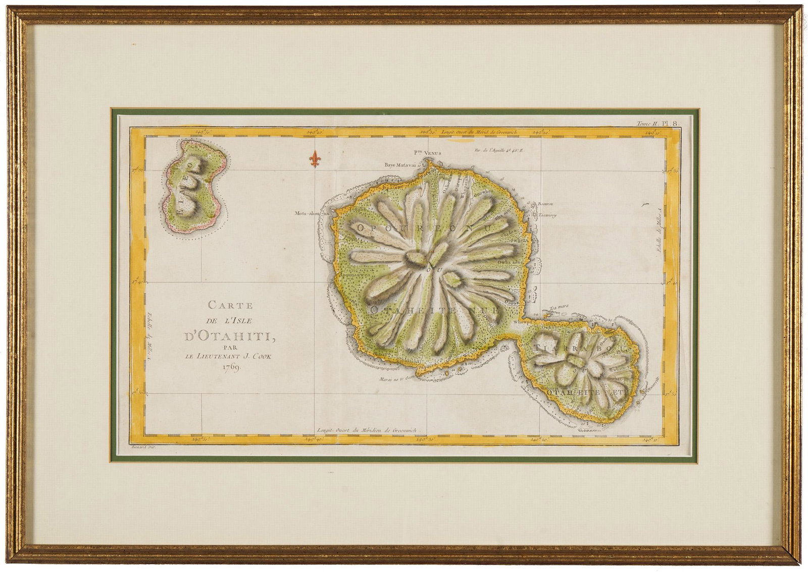 Chart of the Island of Otaheite by Captn. Cook (1 of 1)
