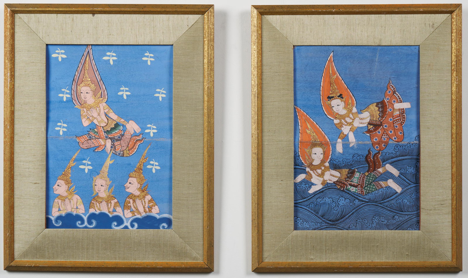 Thai Buddhist Manuscript Leaves with Script (19th Century) (1 of 2)