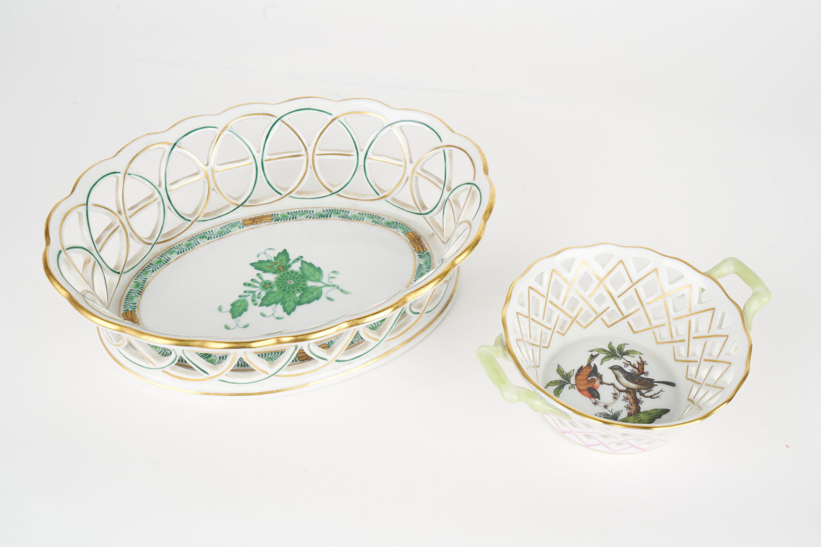Herend Reticulated Baskets (1 of 3)