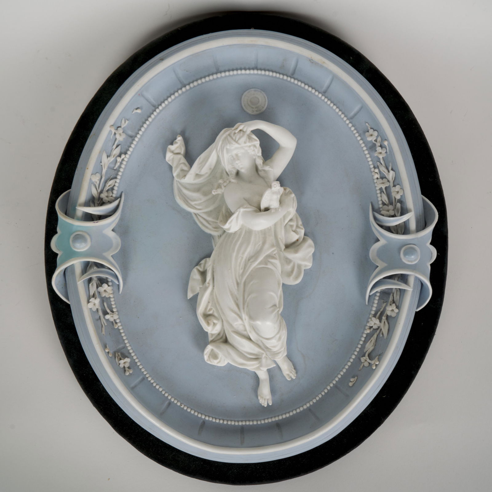 Capodimonte Porcelain Wall Plaque (Italian, 19th Century) (1 of 2)