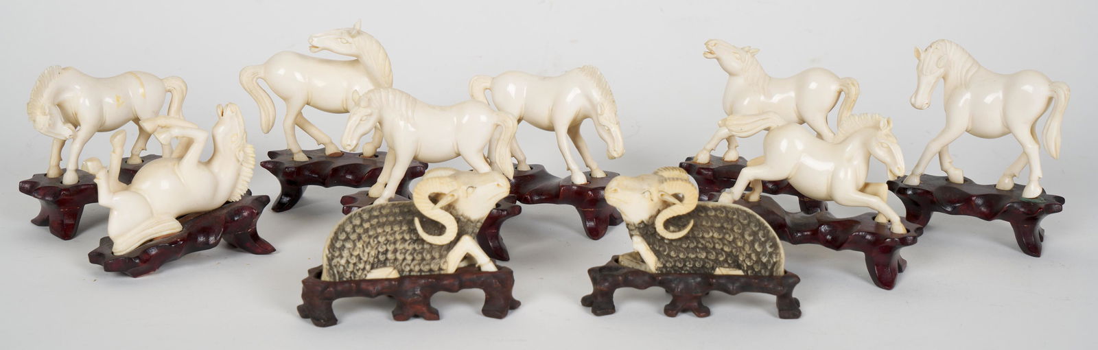 Chinese Carved Horses and Rams (1 of 1)