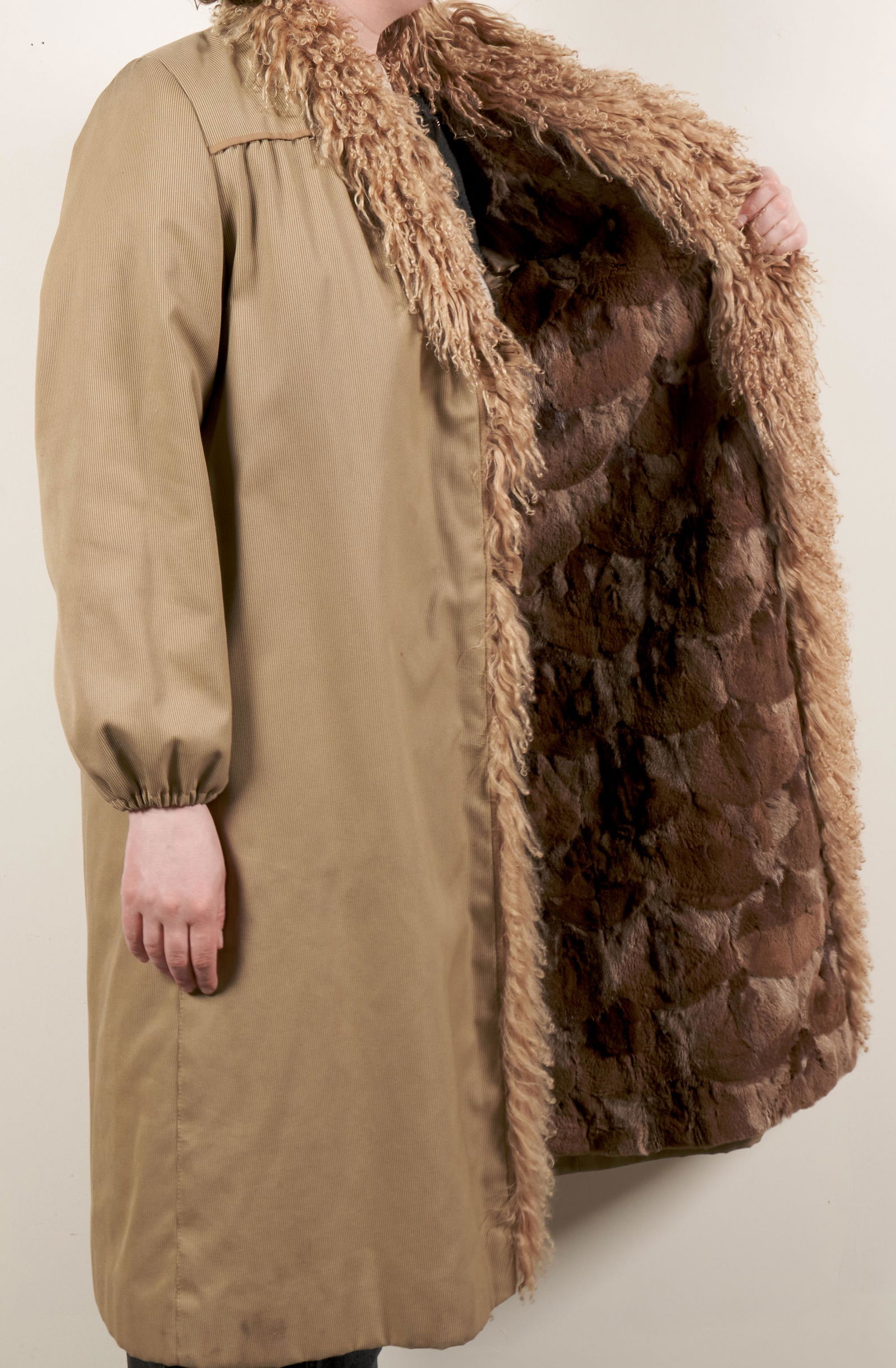 Fendi Fur Lined Coat (Vintage) (1 of 5)