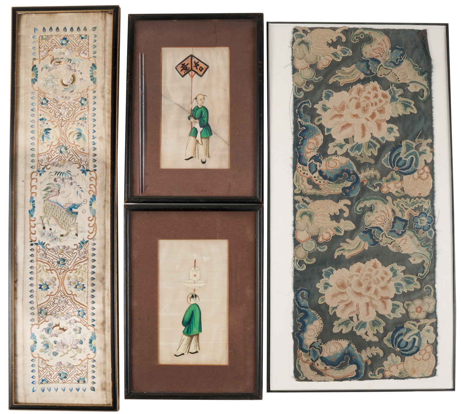 Chinese Embroidery Needlework and Paintings (1 of 1)