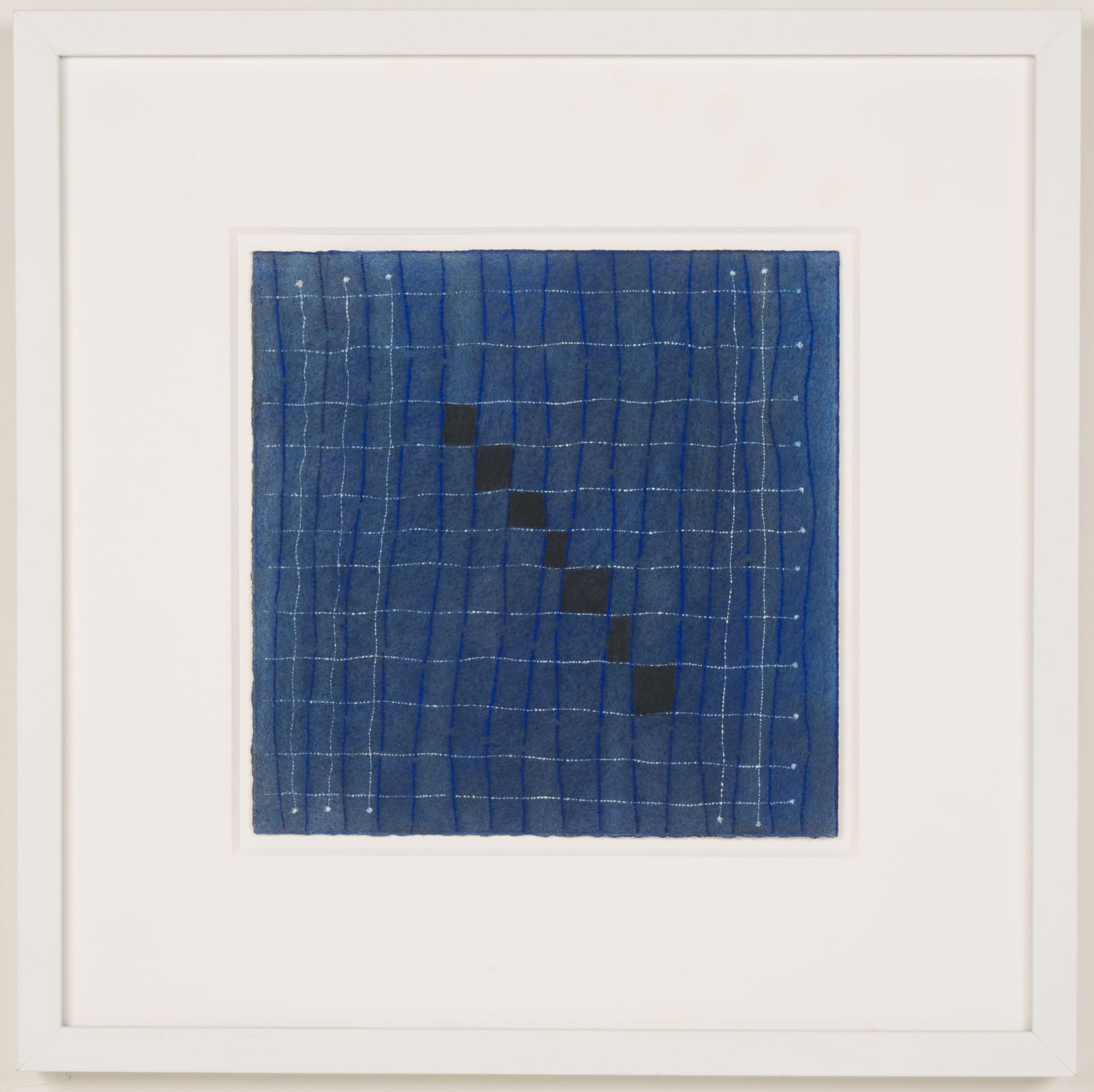 Edda Renouf (American, b. 1943): Pastel and China white on paper. Signed and dated in pencil. Framed. 18 1/4 x 18 1/4".