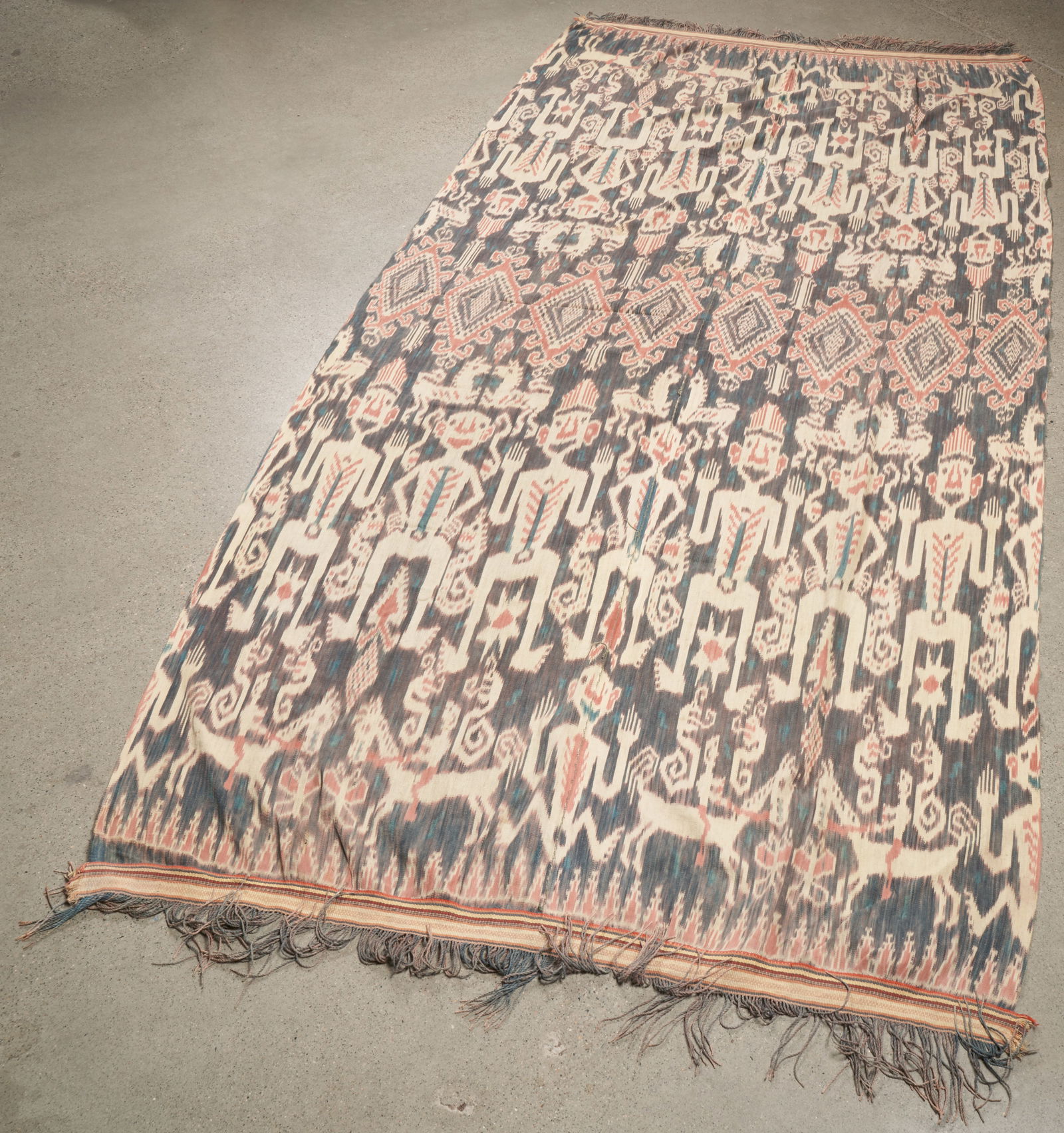 Ceremonial Pua Iban Dayak Ikat Textile (1 of 7)