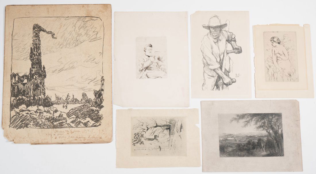 Works on Paper Collection (18th - 20th Century) (1 of 3)