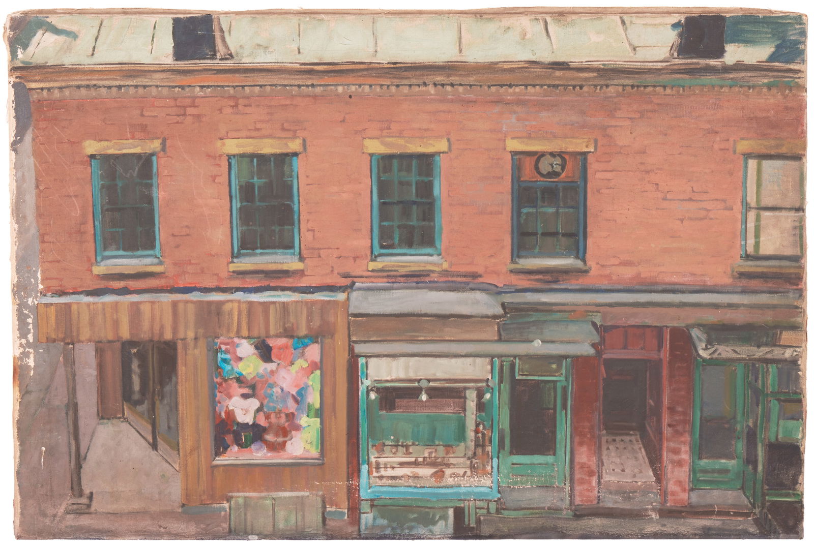 AMERICAN SCHOOL OIL ON CANVAS (20TH CENTURY) (1 of 2)