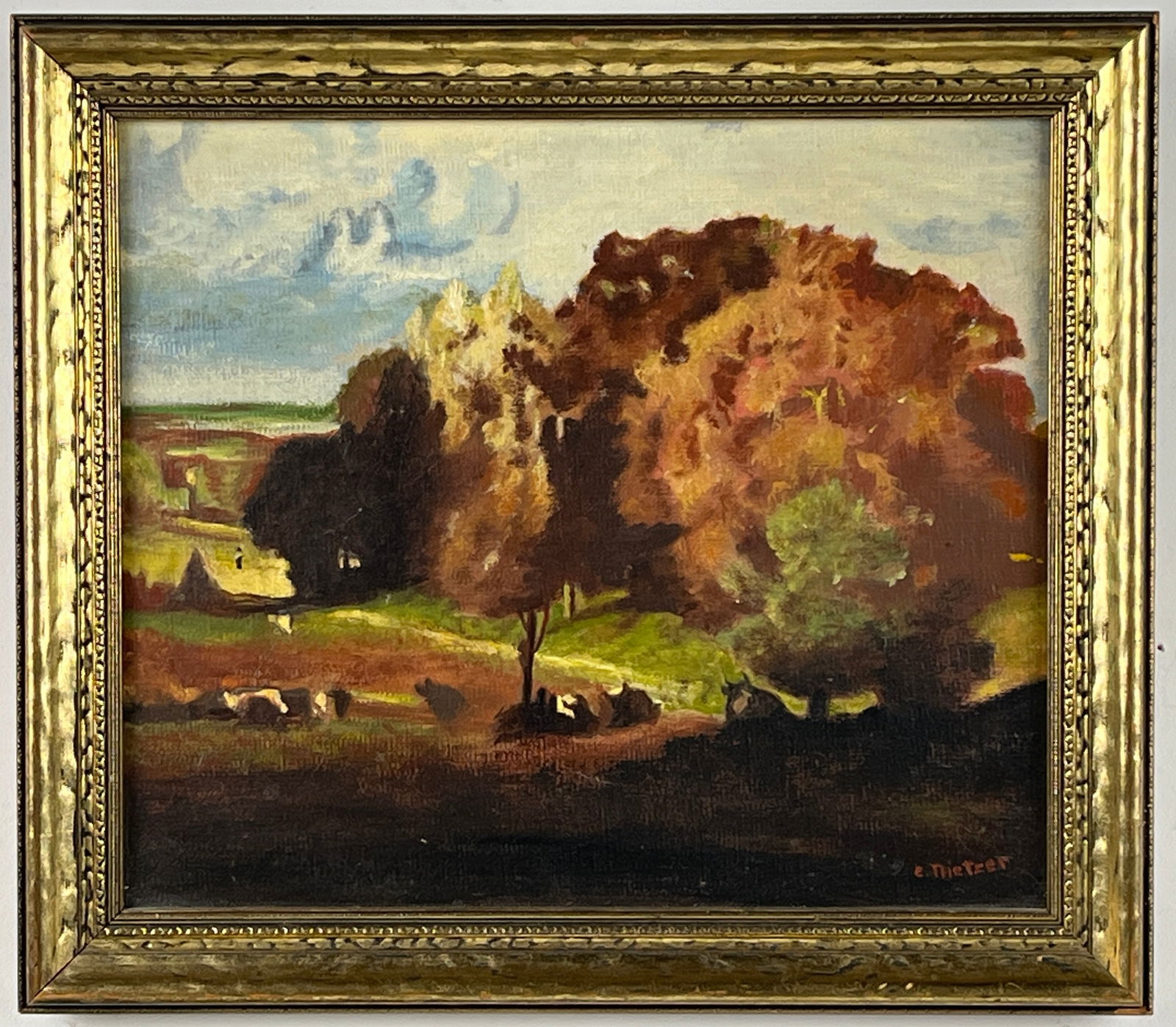 AMERICAN SCHOOL OIL ON CANVAS (20TH CENTURY) (1 of 3)