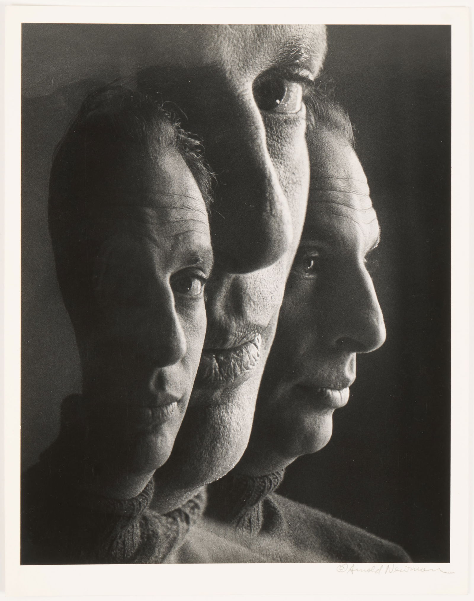 Arnold Newman (1918 - 2006): 'Richard A. Florsheim, Provincetown, MA.' 1961. Signed in pencil, bottom right, and with the photographer's stamp on the verso. 8 1/2 x 10 1/2". Provenance: Richard Florsheim; Florsheim family member.