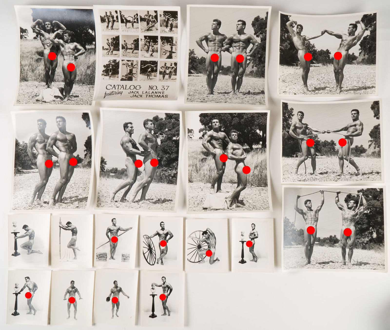 Jack Lalanne and Jack Thomas Male Notorious Physique Photographs (1 of 2)