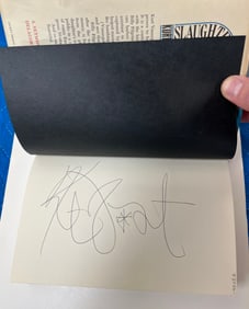 Kurt Vonnegut, Slaughterhouse-Five, 1st Printing, Signed