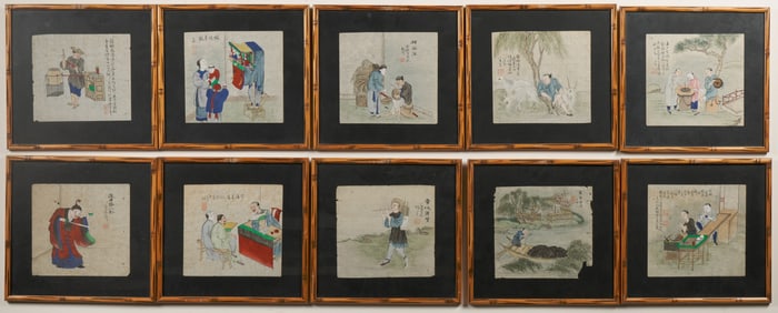 Chinese Gouache Collection (19th Century)