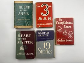 Graham Greene (Five 1st Editions)