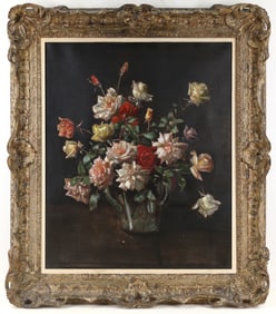 Floral Still life (20th Century, British School)