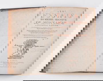 'Essais de Montaigne' Rare Book (1657)