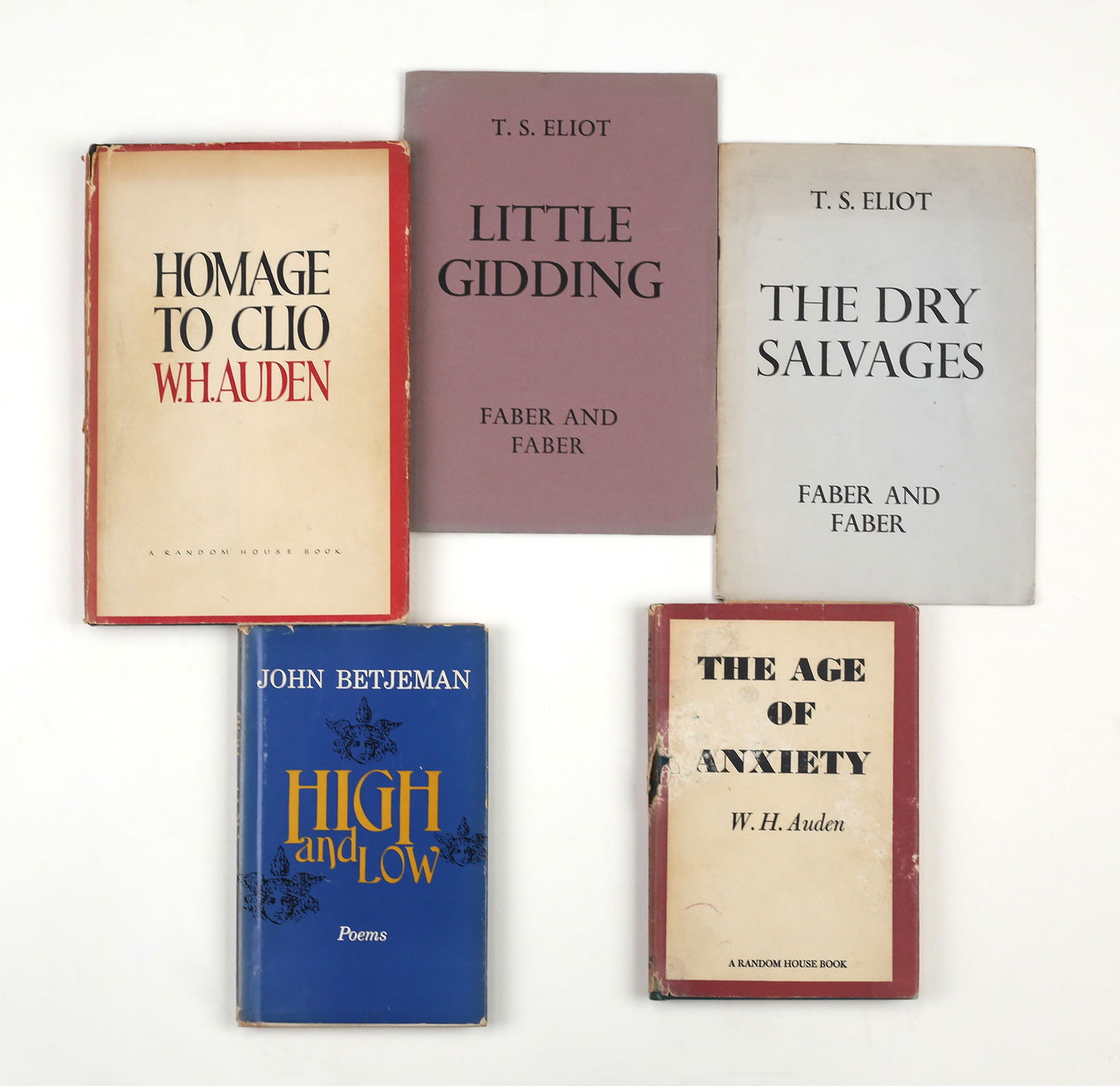 W.H. Auden, T.S. Eliot, John Betjemen (1 of 11)