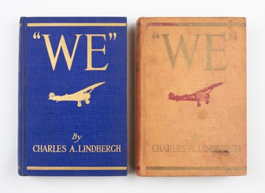 Two Copies of "We" by Charles A. Lindbergh