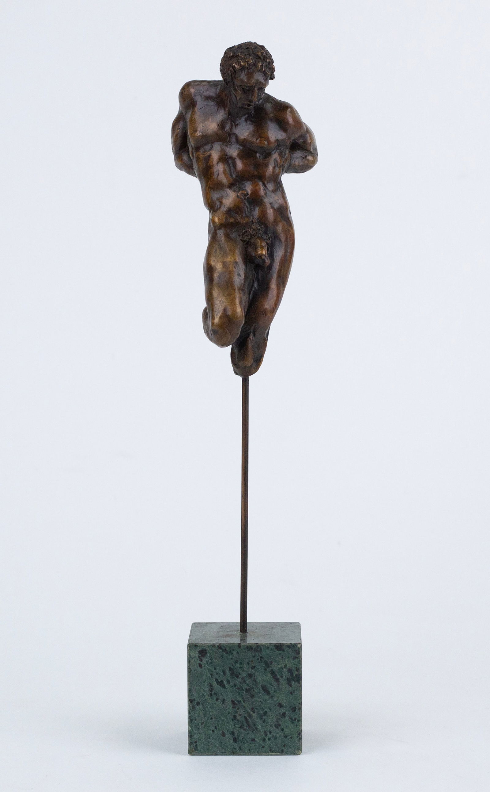 Campbell G. Paxton (American, b.1948): 'Classical Male." Bronze on a granite base and signed on the back. 14 1/2 x 4 x 4" (sight).