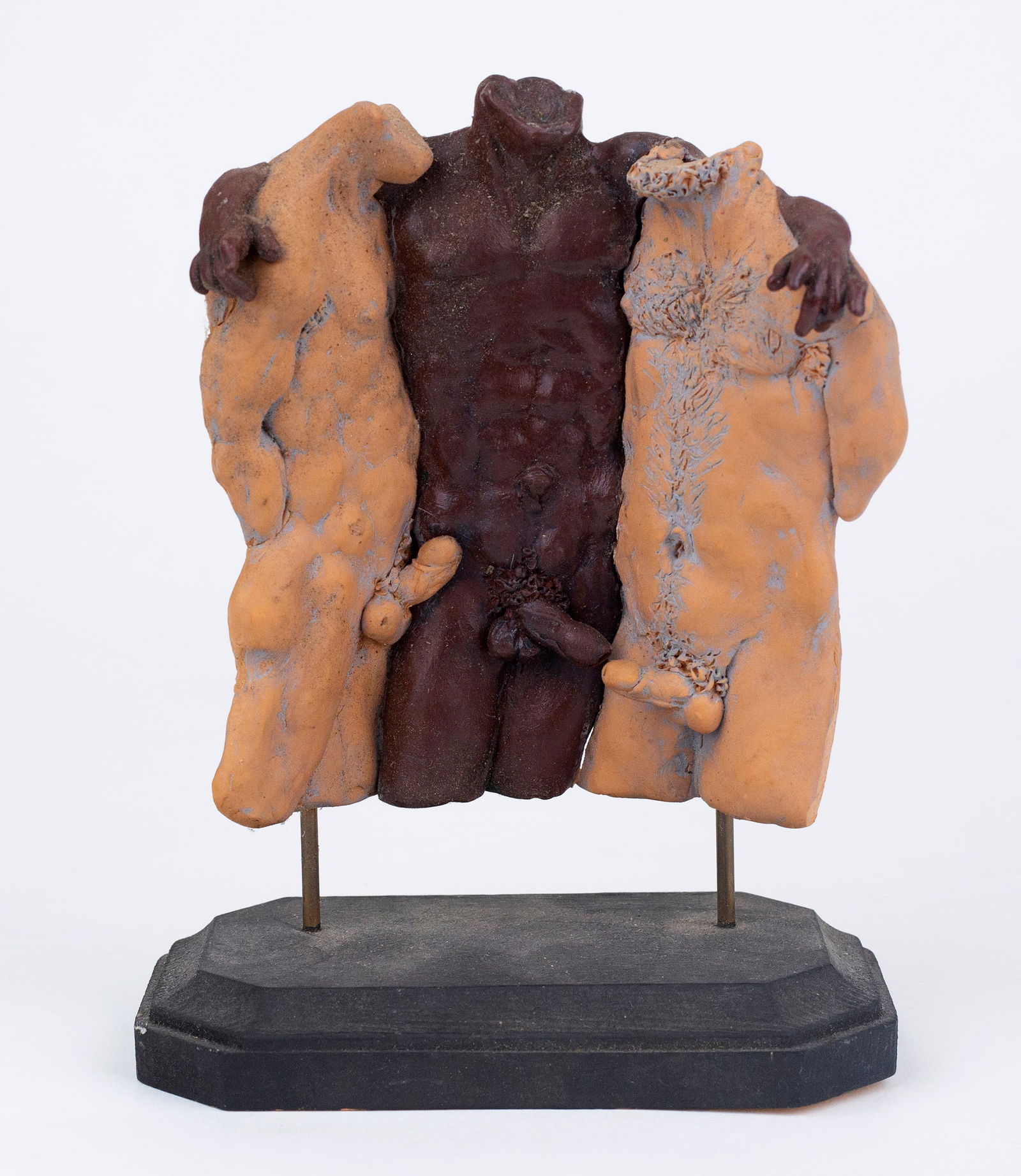 Campbell G. Paxton (American, b. 1948): 2001. Polymer clay. Monogram on back. Signed, titled and dated on bottom. 7 x 5.5 x 3.5" (sight).