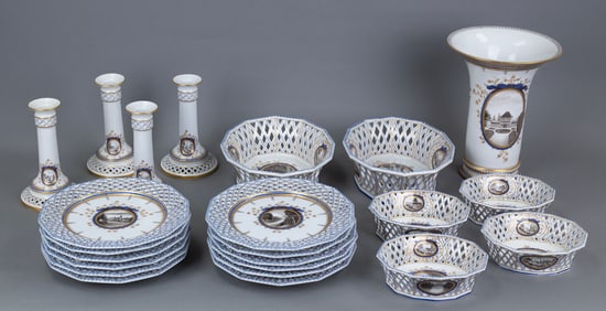 Nymphenburg Pearl (Kings Service) Porcelain Service