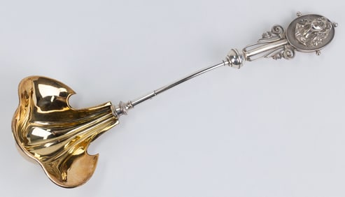 Wood Hughes Gilt and Sterling Ladel (Circa 1860)