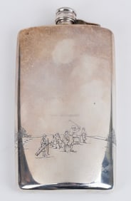 Meriden Britannia Golfing Flasks (Circa 1920s)