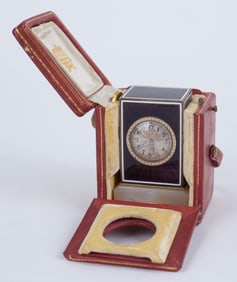 Cartier Travel Desk Clock  (Art Deco)