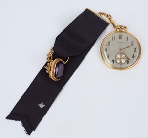 Raymond C. Yard Gold Pocket Watch Antique