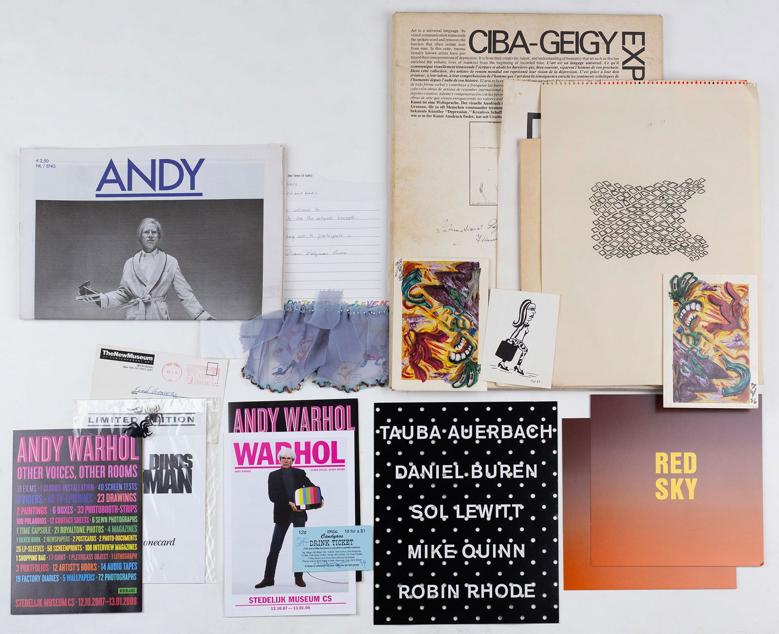 Contemporary Artist Ephemera (circa 1980s NYC) (1 of 3)