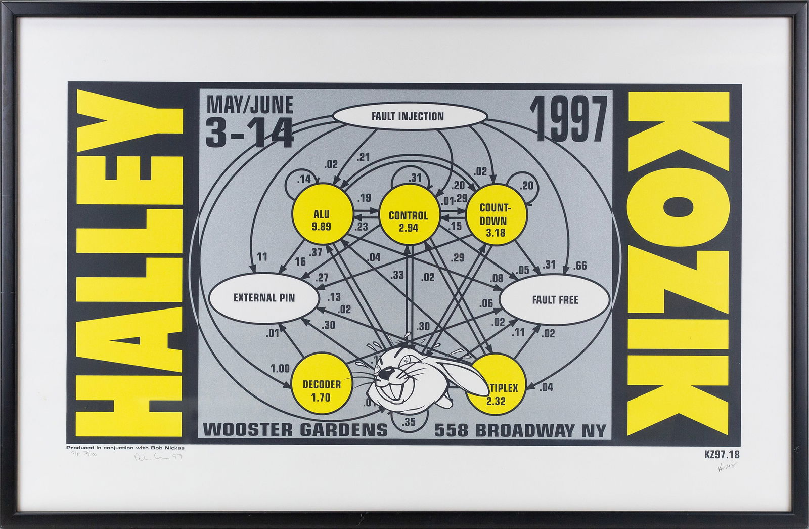 Peter Halley & Frank Kozik (American, 1963 - 2023) (1 of 4)