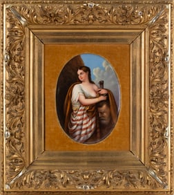 KPM Plaque Judith (after Landelle)