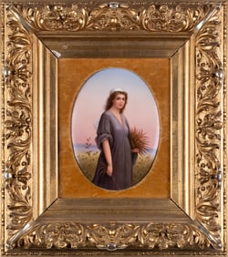 KPM Plaque Ruth after Landelle