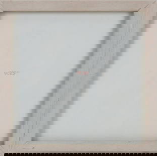 Carl Andre (American - Massachusetts, 1935 - 2024): "0539". 1977. Print from the "Rubber Stamp Portfolio". Print "0001" from this edition is in the collection of MoMA. Edition of 1000. 8 x 8"; 9 x 9" (overall). Framed. Provenance: Estate of a Manhattan