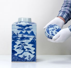 Canton Lidded Storage Jar (Circa 1850s)