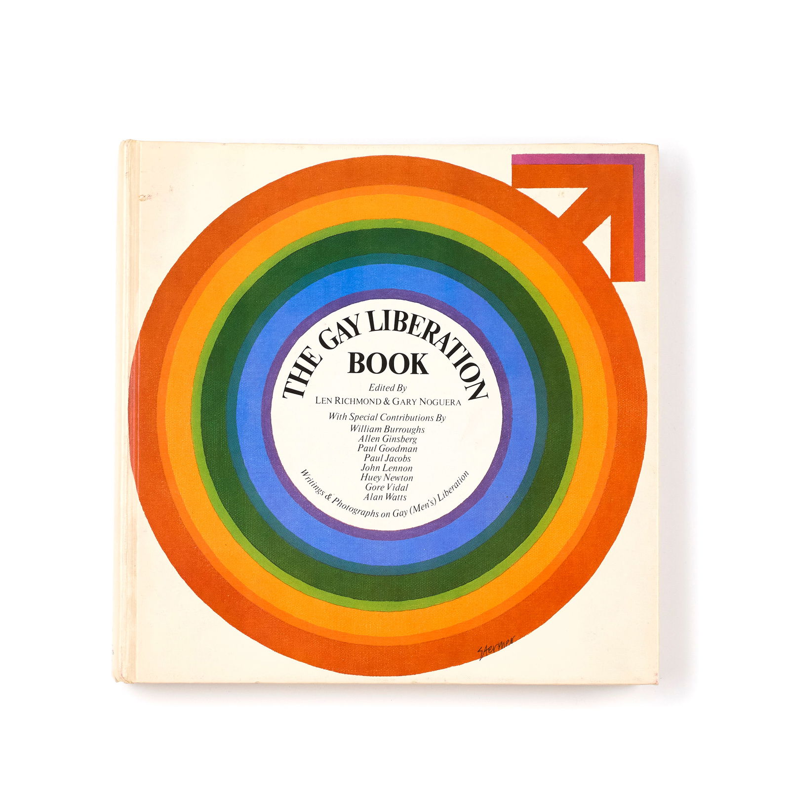 Lem Richmond (American, 1943 - 2014) & Gary Noguera (American, 20th Century): The Gay Liberation Book." 1973. Published by Ramparts Press. Hardcover. First edition. Contains contributions from noted figures including: William Burroughs, Allen Ginsberg, Paul Goodman, Paul Jacobs