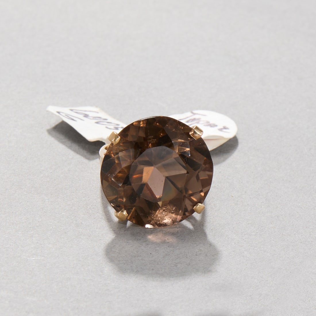 14k Yellow Gold Brown Gemstone Ring (1 of 2)