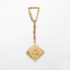 14k Vintage Key Chain