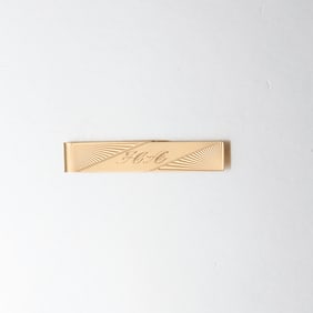 14k Mens Tie Clip