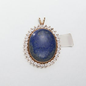 14k Gold Lapis Lazuli