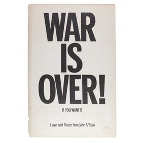 Yoko Ono (Japanese, b. 1933) and John Lennon (British, 1940 - 1980)