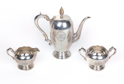 Hardy and Hayes Sterling Silver Coffee Set