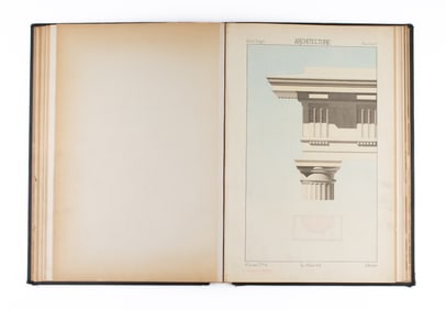 Volume of Engravings circa 1904 "Composition de St. Louis La Ville de Paris"