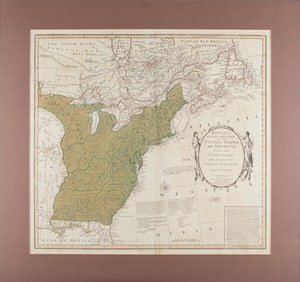 1794 Map of America (Bowles and Carver)