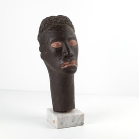 African American Modernist Bust