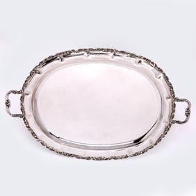 Sterling Handled Tray