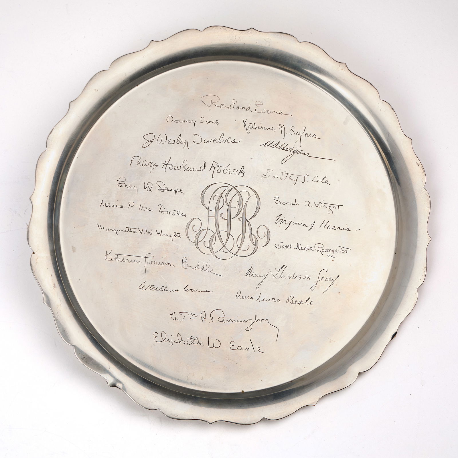 Antique Monogrammed Dish (1 of 3)