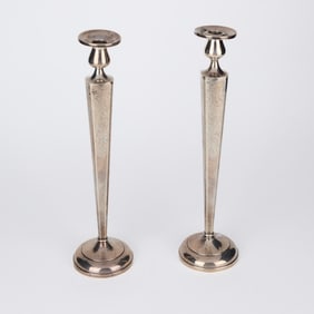 Antique Sterling Candlesticks