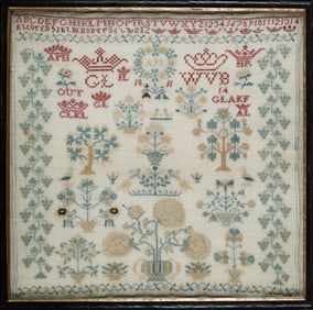 19th Century Dutch Needlework Sampler